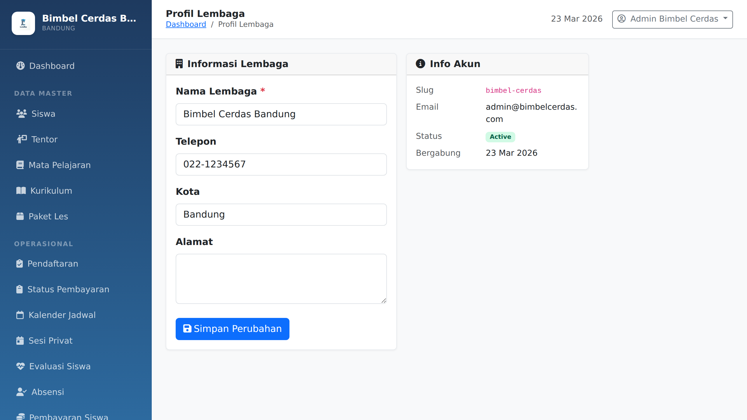 Profil Lembaga LesKu
